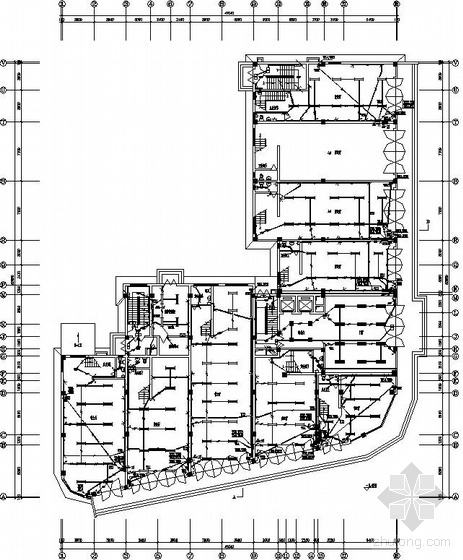 中小型商务大厦施工图资料下载-山东某12层商务大厦电气施工图