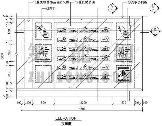 烧烤店厨房施工图资料下载-鞋帽店橱窗施工图