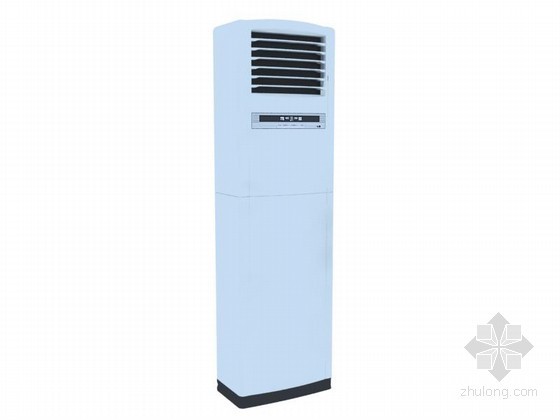 柜式大空调cad资料下载-柜式空调3D模型下载