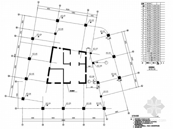 5层宿舍框架建施图资料下载-[上海]21层框剪与5层框架结构办公楼结构施工图（含建施）