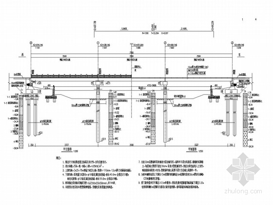 25m空心板pdf资料下载-[浙江]城市后张法预应力混凝土简支空心板梁桥施工图设计45张