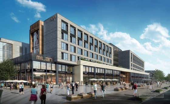 [山东]现代风格多层商业广场规划设计方案文本