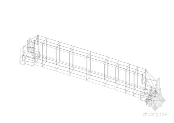 临建cad设计图资料下载-框架涵立体CAD设计图