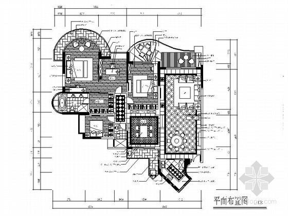 三居室大户型资料下载-[珠江]三居大户型室内装修图