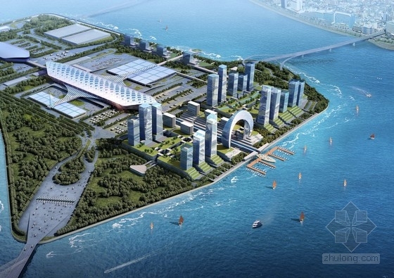 珠海城市规划设计资料下载-[珠海]大型口岸交通枢纽设计方案文本