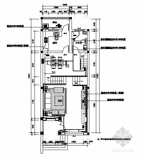 三层别墅CAD整套图纸资料下载-某三层别墅强电图纸