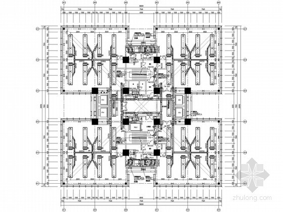 [贵州]会展中心综合楼空调通风设计施工图(温湿度独立控制)