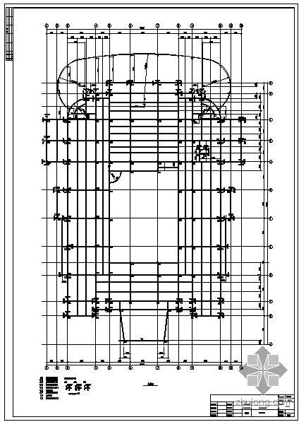 两层框架咖啡厅结构施工图资料下载-天津某俱乐部主体钢结构图
