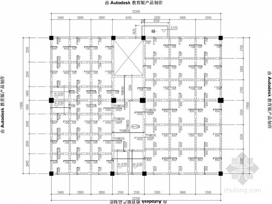 三层别墅桩基础施工图资料下载-三层框架食堂结构施工图(桩基础)