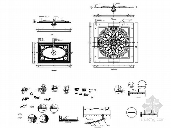 免费下载！顶棚天花CAD大样图下载-顶棚天花CAD大样图下载资料图纸总缩略图 