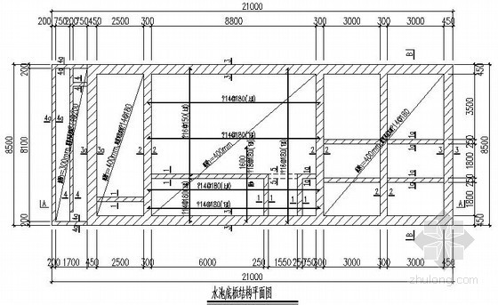 钢筋混凝土沉井设计资料下载-钢筋混凝土沉井结构设计图