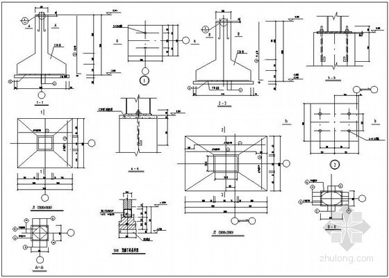 水泥厂厂房cad资料下载-某水泥厂粉磨车间厂房结构设计图