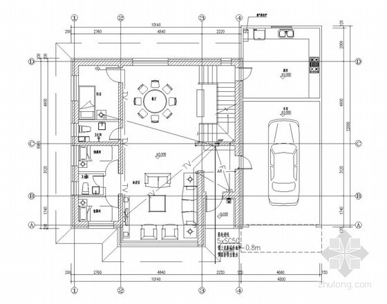 二层小别墅施工图全套资料下载-[湖南]高档别墅电气全套施工图（最新）