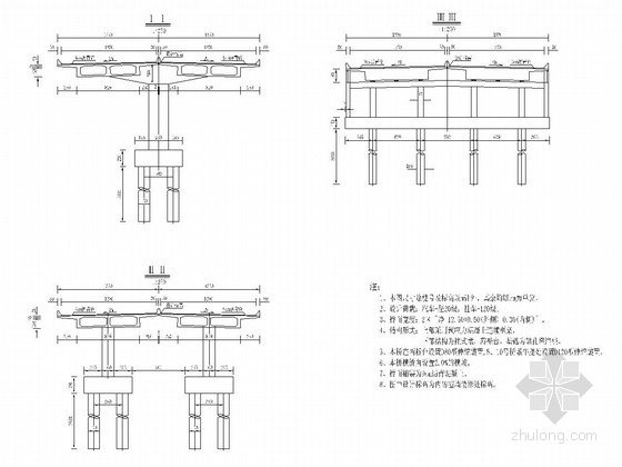 170m连续刚构设计图资料下载-30m跨径连续框架高架桥全套设计图（100余张）