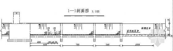 水闸启闭机房设计图资料下载-某节制分水闸设计图