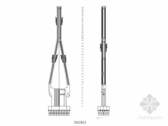 跨江大桥工程液压自动爬升模板方案附CAD（含计算书）-导轨爬升路径图 