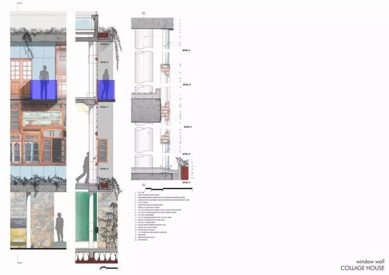 50个立面细节，不同方式的表现形式（细部详图）_14