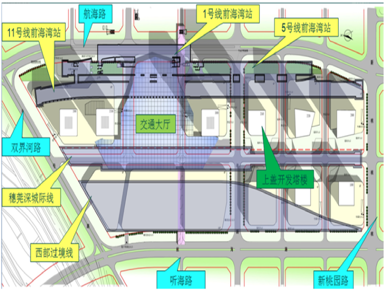 交通枢纽综合体城市设计资料下载-[深圳]前海湾综合交通枢纽工程可行性研究报告