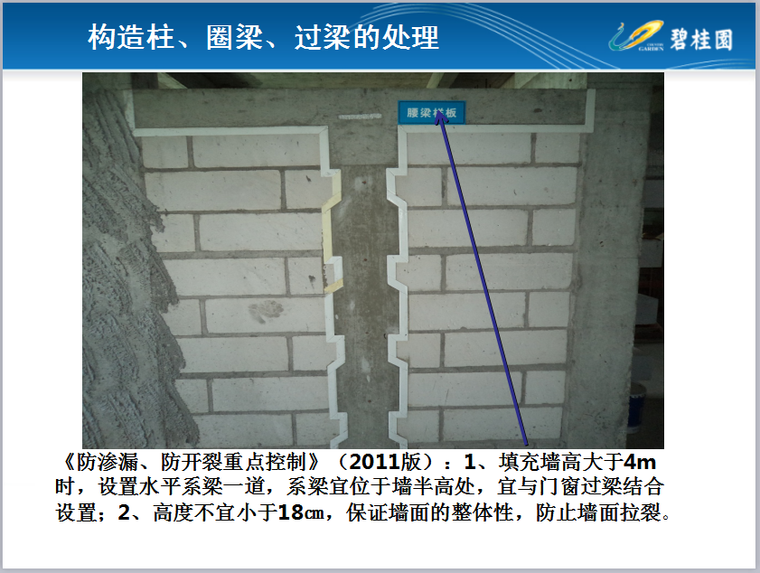 工法样板设置要求和要点（共136页，图文丰富）-构造柱、圈梁、过梁的处理