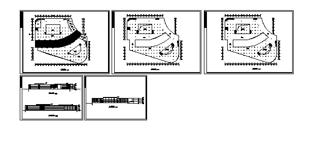 多层商场建筑平立面方案