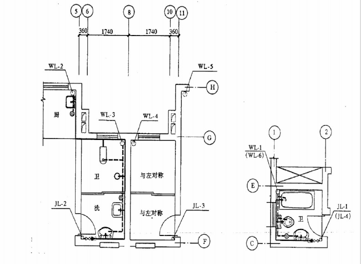 室内给水排水施工图识读课件_建筑构造与识图（49页）_9