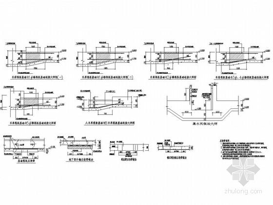 单组车位大样图资料下载-框架结构地下车库结构图（387个车位）