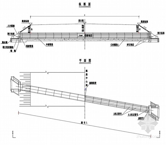 混凝土圆管涵构造图资料下载-公路工程钢筋混凝土圆管涵标准图（9页）