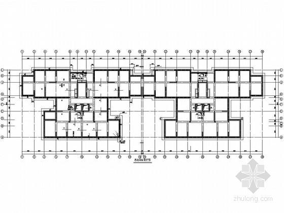 地下一层户型资料下载-[陕西]地上18层地下一层剪力墙住宅结构图