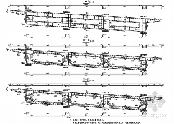 102km跨海大桥及接线工程图纸全套（含服务区 61座桥 6座隧道 ）-匝道桥钢筋构造图