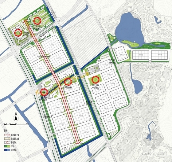 [浙江]生产基地规划及单体设计方案文本（知名设计院）-生产基地规划分析图