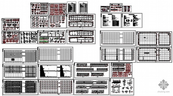 厂房连廊建筑图资料下载-浙江某汽车模具厂房全套施工图