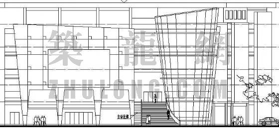 小型礼堂建筑CAD资料下载-某小型电影院建筑设计方案