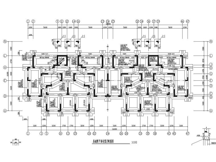 8度区框剪施工图资料下载-安徽7度11层框剪住宅结构施工图