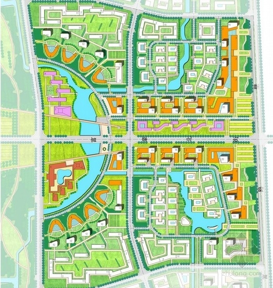 [北京]知名企业产业园规划及单体设计方案（知名设计院）-知名企业产业园总平面图 