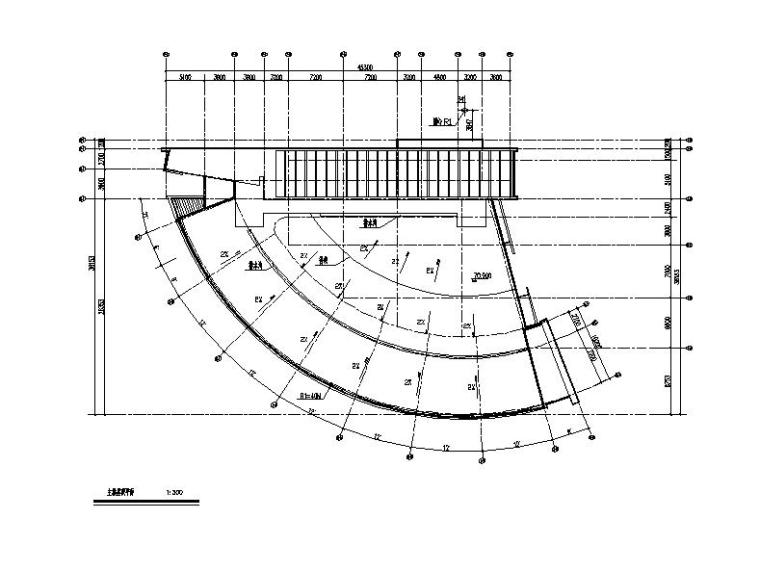 [上海]现代感连廊式三级甲等综合性病房大楼建筑施工图-现代感连廊式三级甲等综合性病房大楼建筑