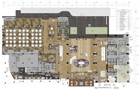 现代五星级酒店方案资料下载-[四川]投资5亿核心地标型现代五星级酒店室内设计方案