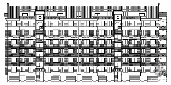 山东济宁建筑设计施工图资料下载-某六层建筑设计施工图