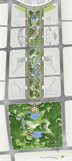 新县清茶园景观规划设计资料下载-某地景观规划设计总图