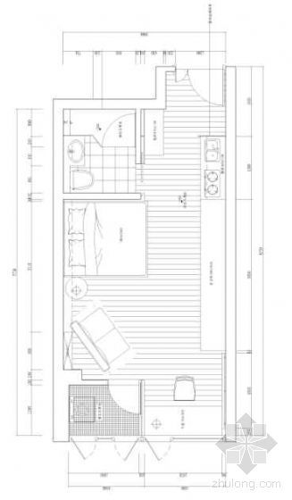 25平单身公寓设计资料下载-某单身公寓装修设计方案