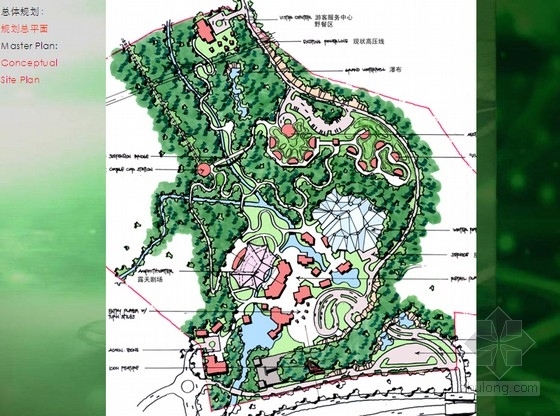 度假旅游区入口景观资料下载-[深圳]生态旅游区入口详细规划设计方案