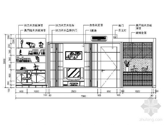 41个客厅立面图资料下载-41个客厅立面图