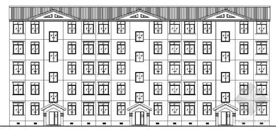 建筑专业模型出图资料下载-[湖北]某公司廉租房建筑扩出图