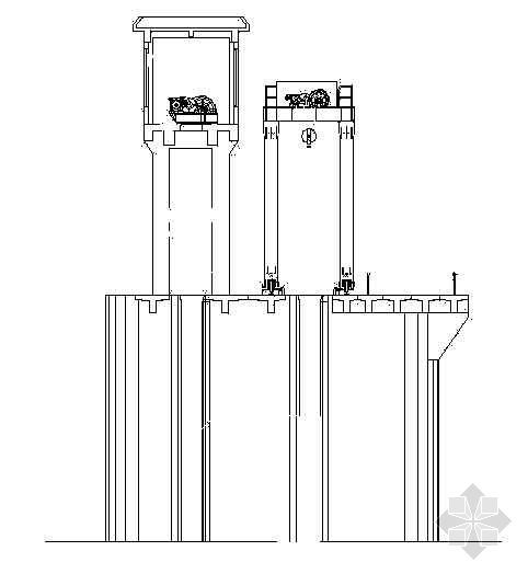 水利管道设计图纸资料下载-某水利枢纽工程闸门设计图纸