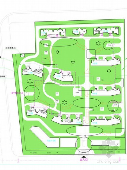 现代中式小区景观方案资料下载-中式现代居住区景观概念设计方案