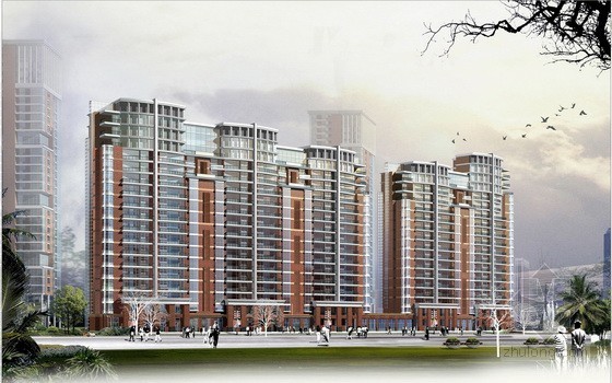 上海住宅方案说明资料下载-[上海]某方形住宅区地块规划方案文本（含WORD说明）