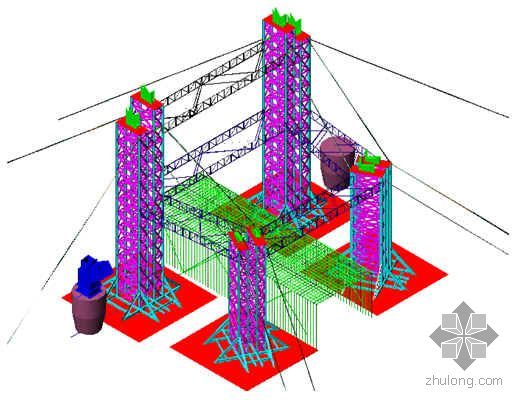 组合大门CAD图资料下载-河北某工业区钢结构大门安装方案
