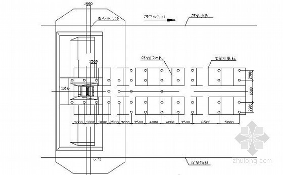 彩针型独塔斜拉桥钢塔加工制作及安装方案56页-支架平面布置图 