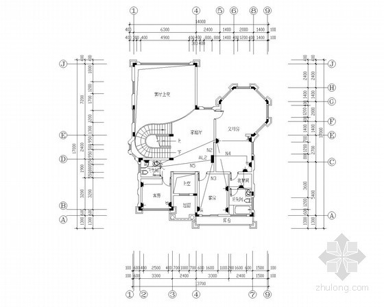 多层别墅全套图纸建筑资料下载-[广东]大型多栋别墅全套电气施工图纸100张