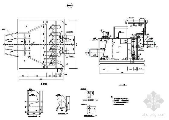 泵房设计图结构资料下载-泵房工艺设计图