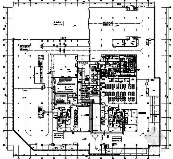 商业大厦暖通设计图资料下载-[成都]某大厦暖通设计图纸
